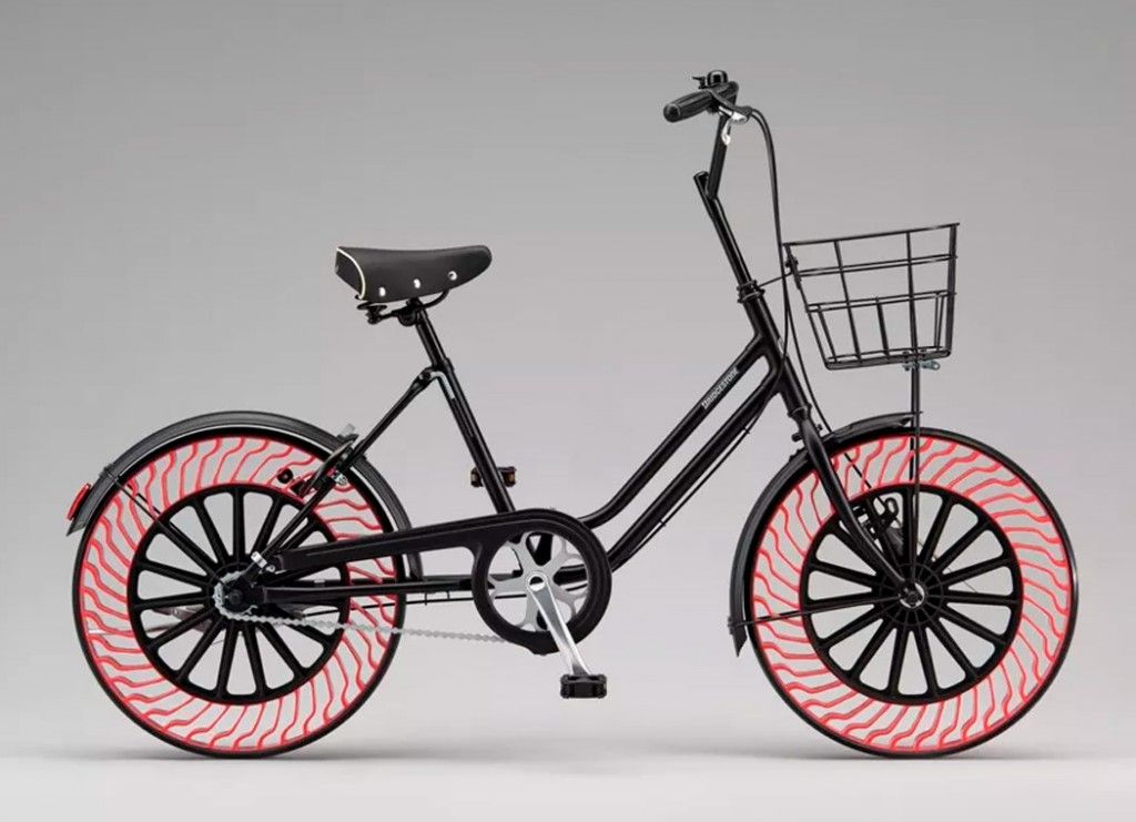 Bridgestone-Bicis con ruedas sin aire